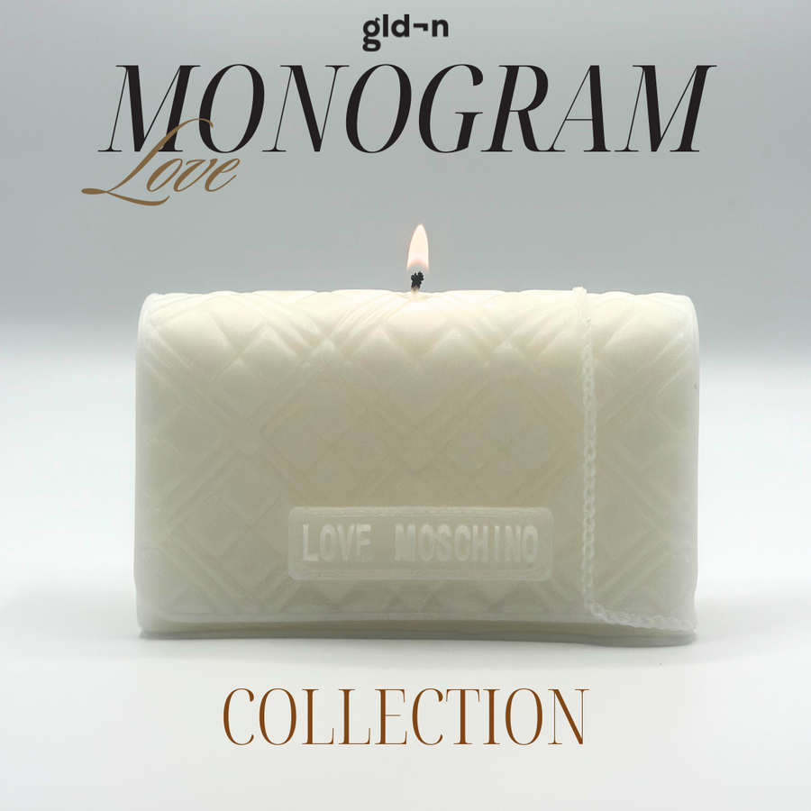 gld¬n monogram candle collection