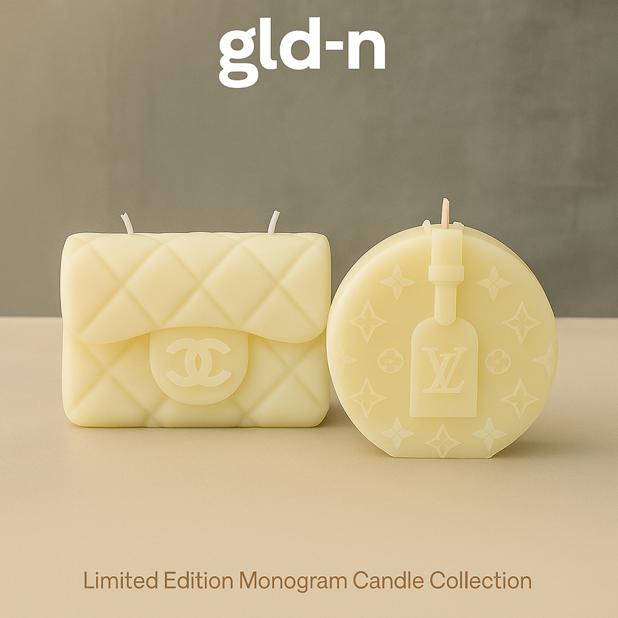 gld¬n monogram candle collection
