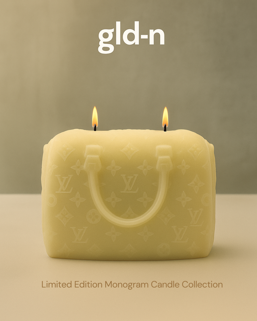 gld¬n monogram candle collection