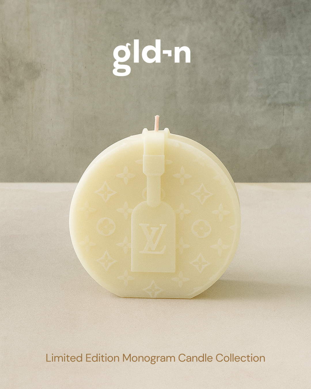 gld¬n monogram candle collection