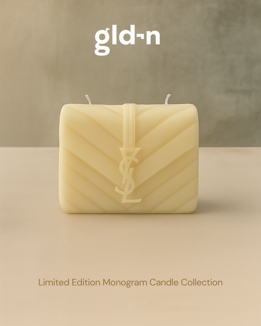 gld¬n monogram candle collection