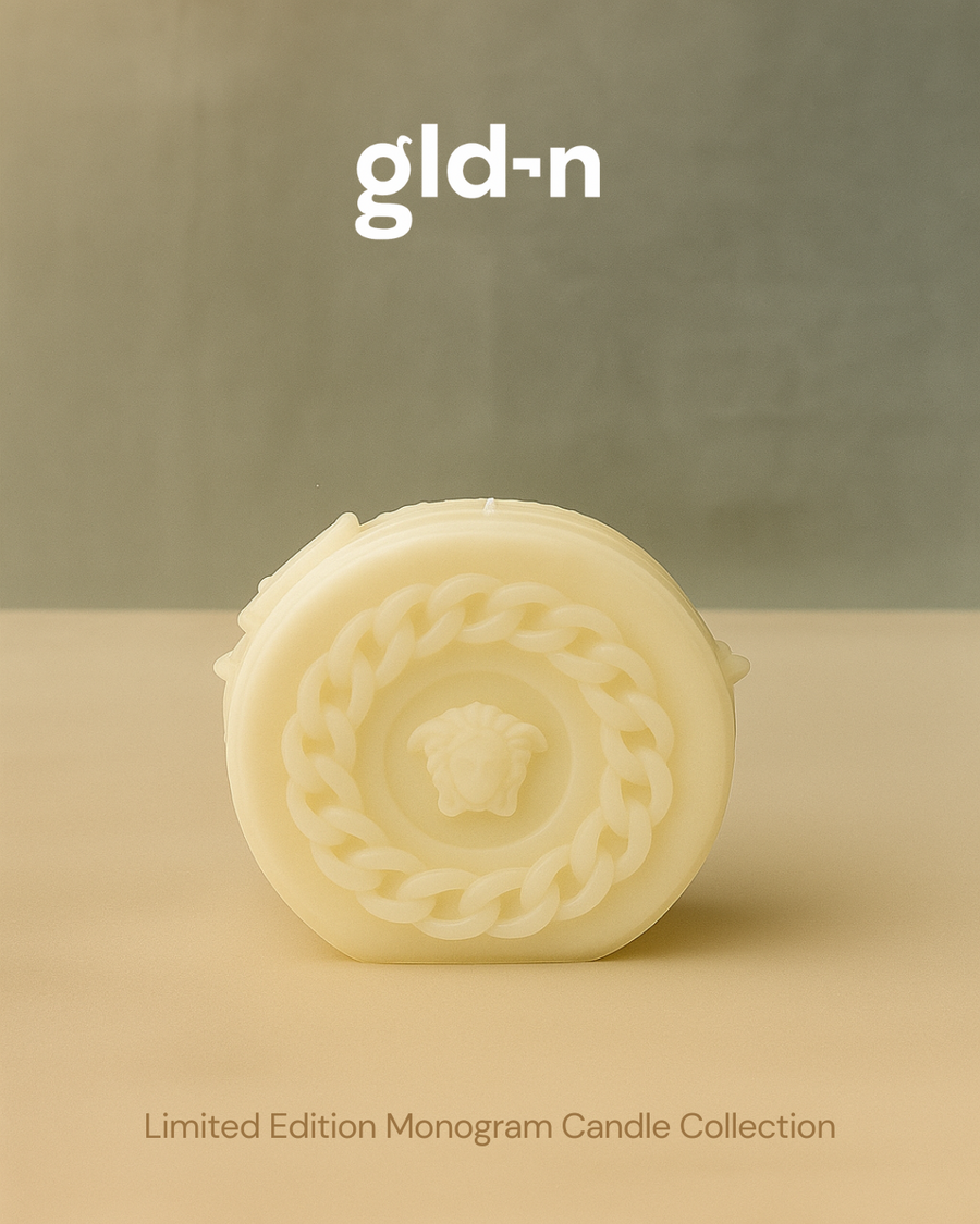 gld¬n monogram candle collection