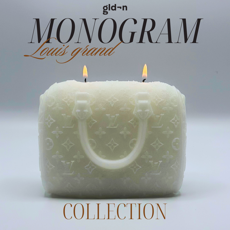 gld¬n monogram candle collection